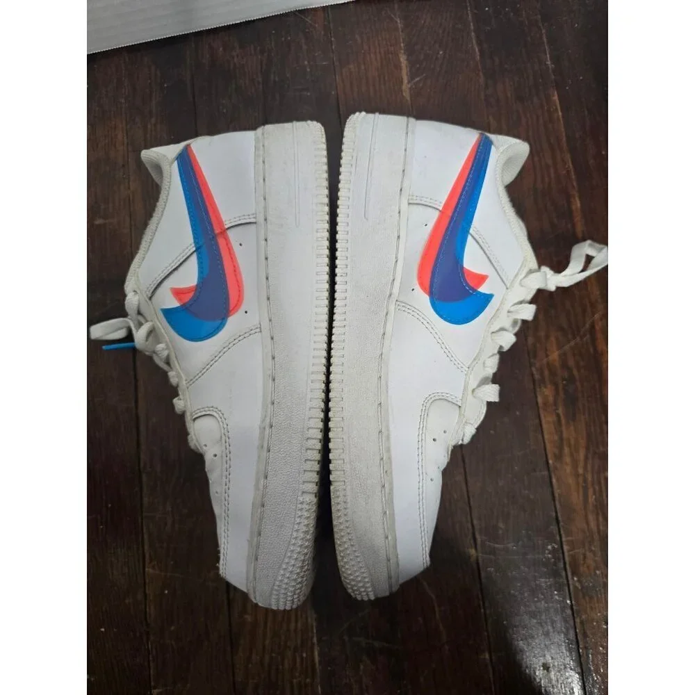 Nike Air Force 1 Low 3D Glasses White Blue 6Y